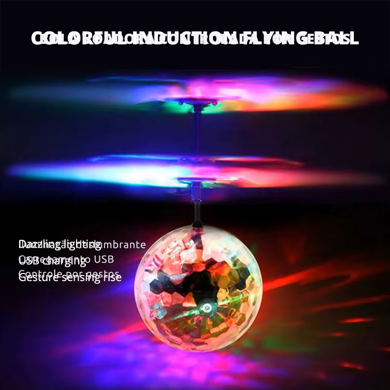 Brinquedo Divertido Bola de cristal de LED Comandado por gestos