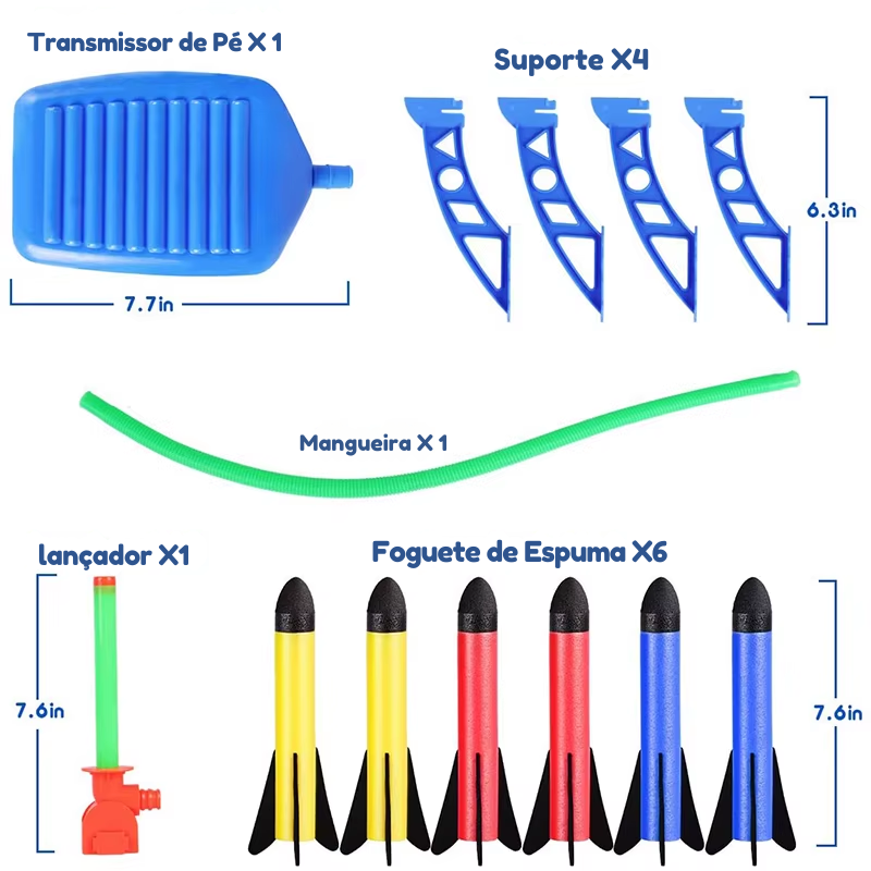 Brinquedo de Foguete Voador