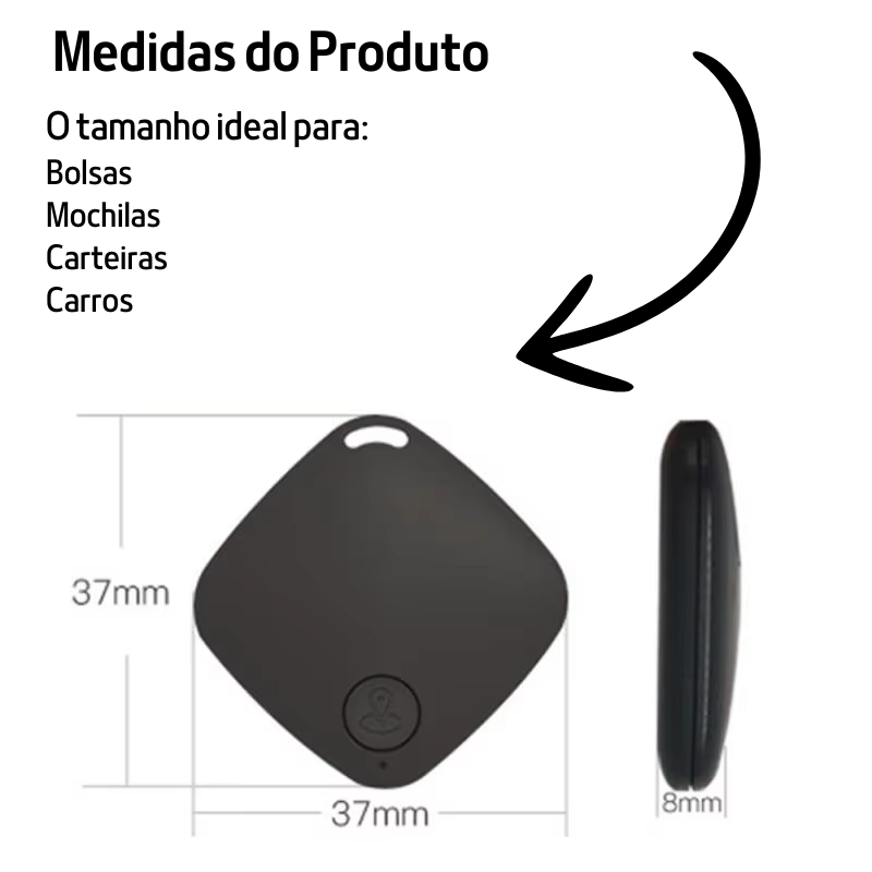 Mini Rastreador para Crianças, pets, idosos