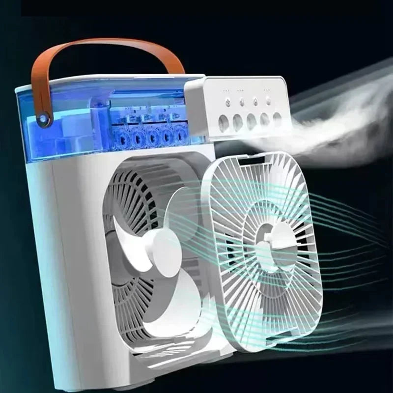 Ventilador Portátil para Viagens 3 em 1