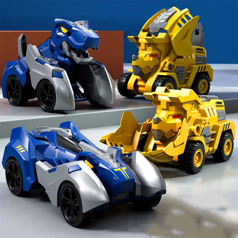 Brinquedo Transformers 2 em 1 Dinossauro e Carro