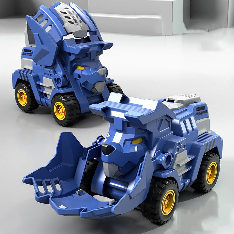 Brinquedo Transformers 2 em 1 Dinossauro e Carro