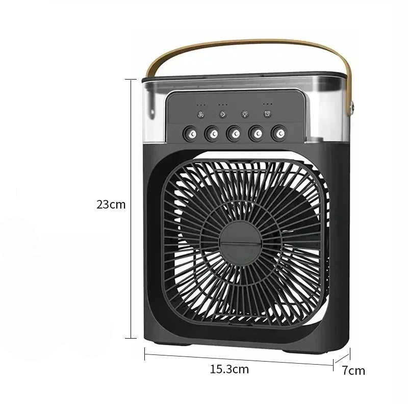 Ventilador Portátil para Viagens 3 em 1